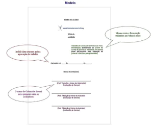 Modelo de Folha de Aprovação ABNT